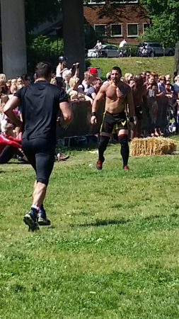 Han hade ingen chans mot mig :)